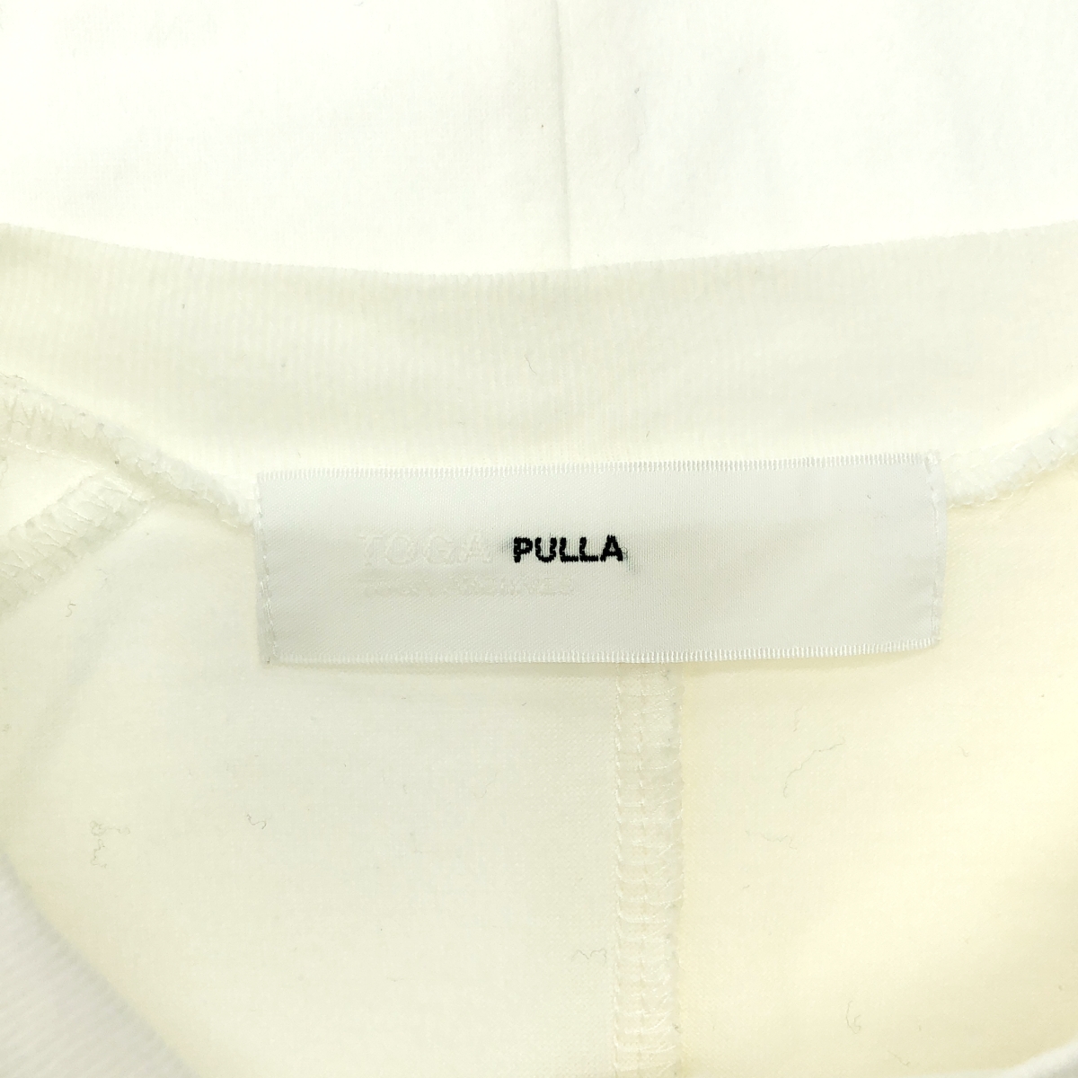 TOGA PULLA / トーガプルラ シルケット ジャージー トップス カットソー
