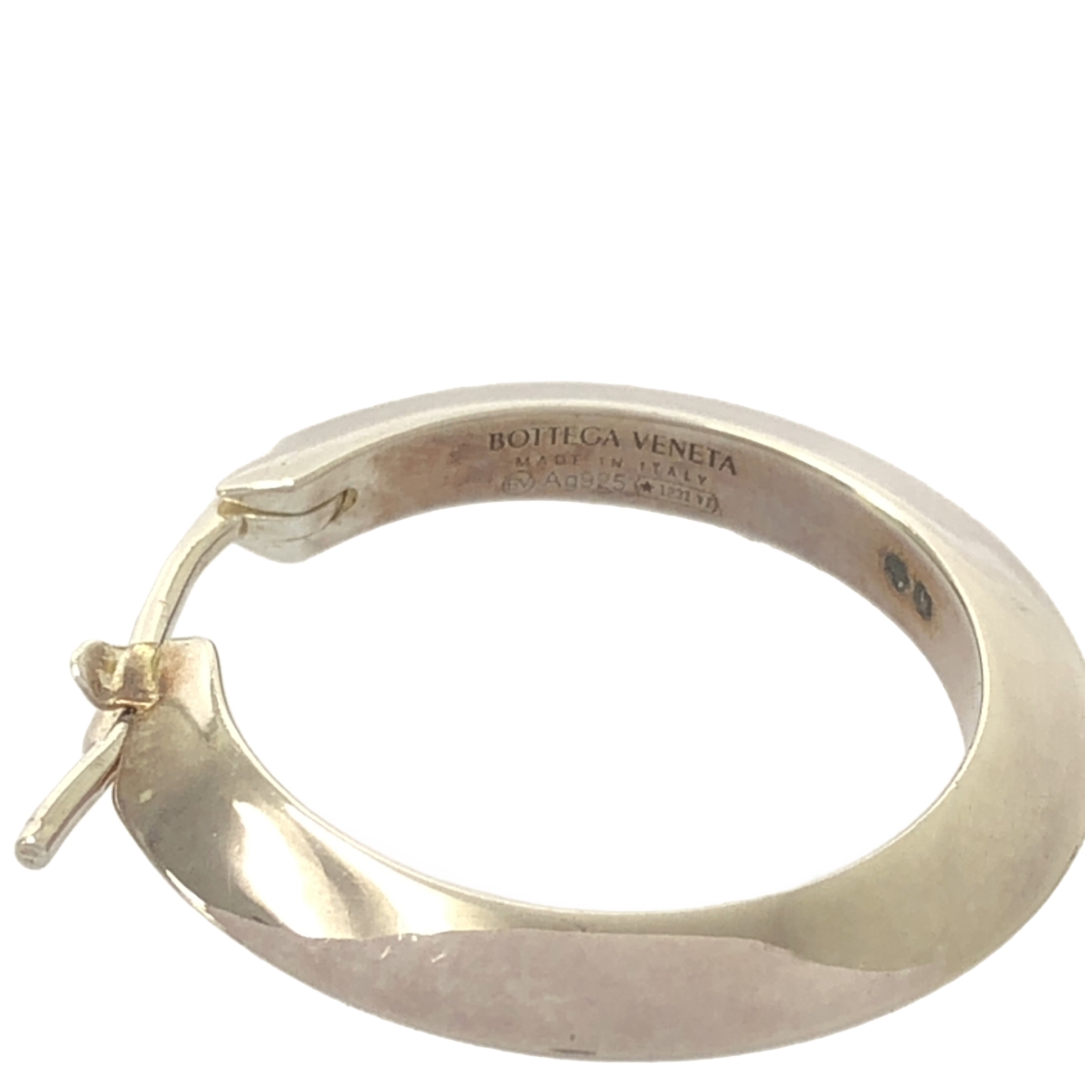 BOTTEGA VENETA / ボッテガヴェネタ シルバー フープ ピアス