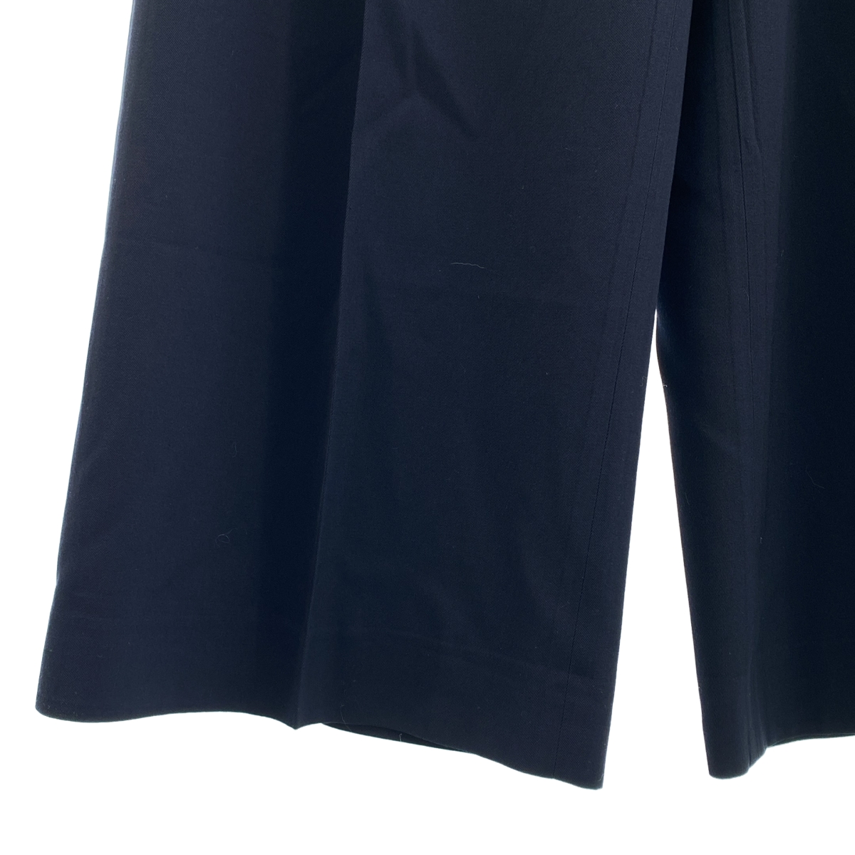 ebure / エブール レーヨン 2タック ワイド スラックス パンツ