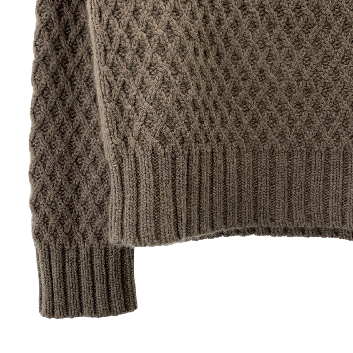 Drawer / ドゥロワー ウール カシミヤ プルオーバー ニット セーター