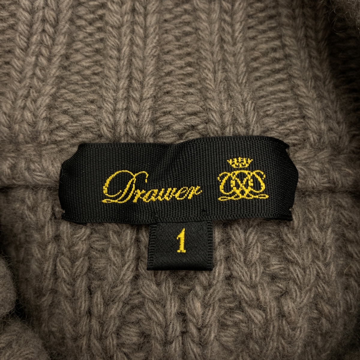 Drawer / ドゥロワー ウール カシミヤ プルオーバー ニット セーター