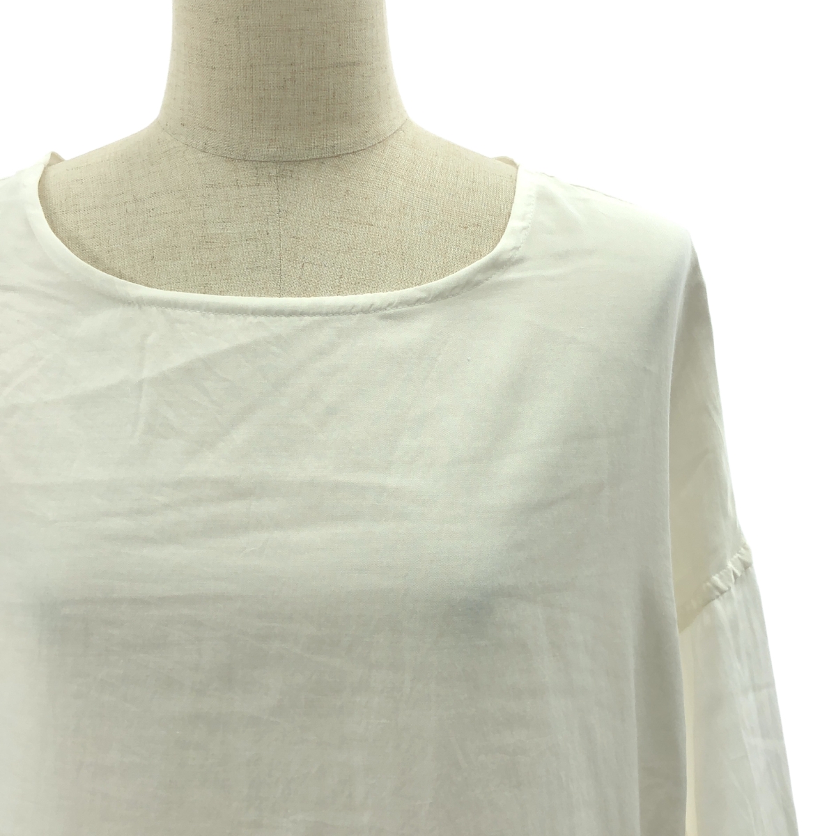 veritecoeur / ヴェリテクール スリット ボリューム オーバー ブラウス