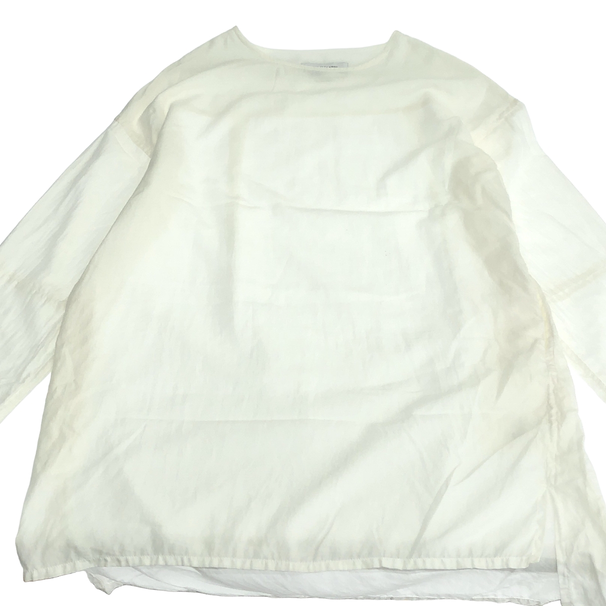 veritecoeur / ヴェリテクール スリット ボリューム オーバー ブラウス