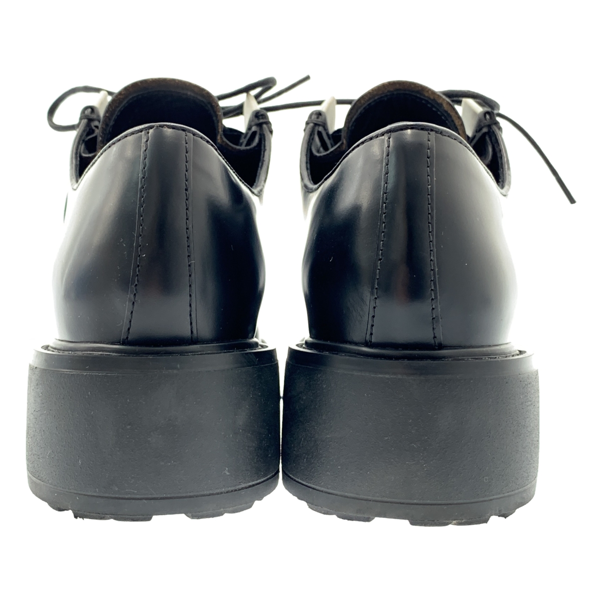 PRADA / プラダ DIAPASON BRUSHED LEATHER LACEUP SHOES ブラッシュレザー レースアップ シューズ