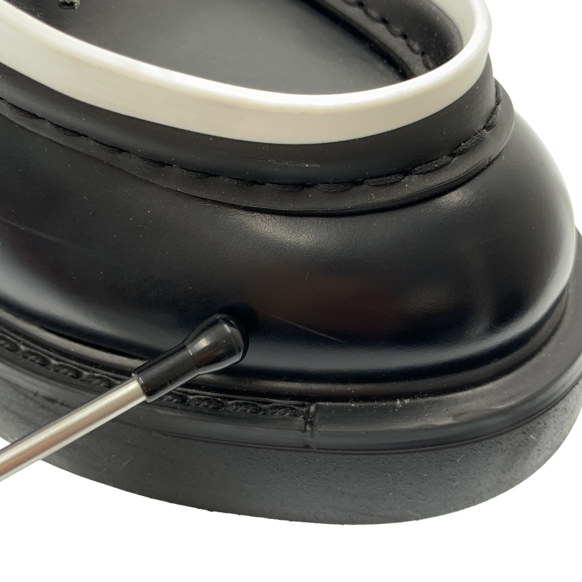 PRADA / プラダ DIAPASON BRUSHED LEATHER LACEUP SHOES ブラッシュレザー レースアップ シューズ