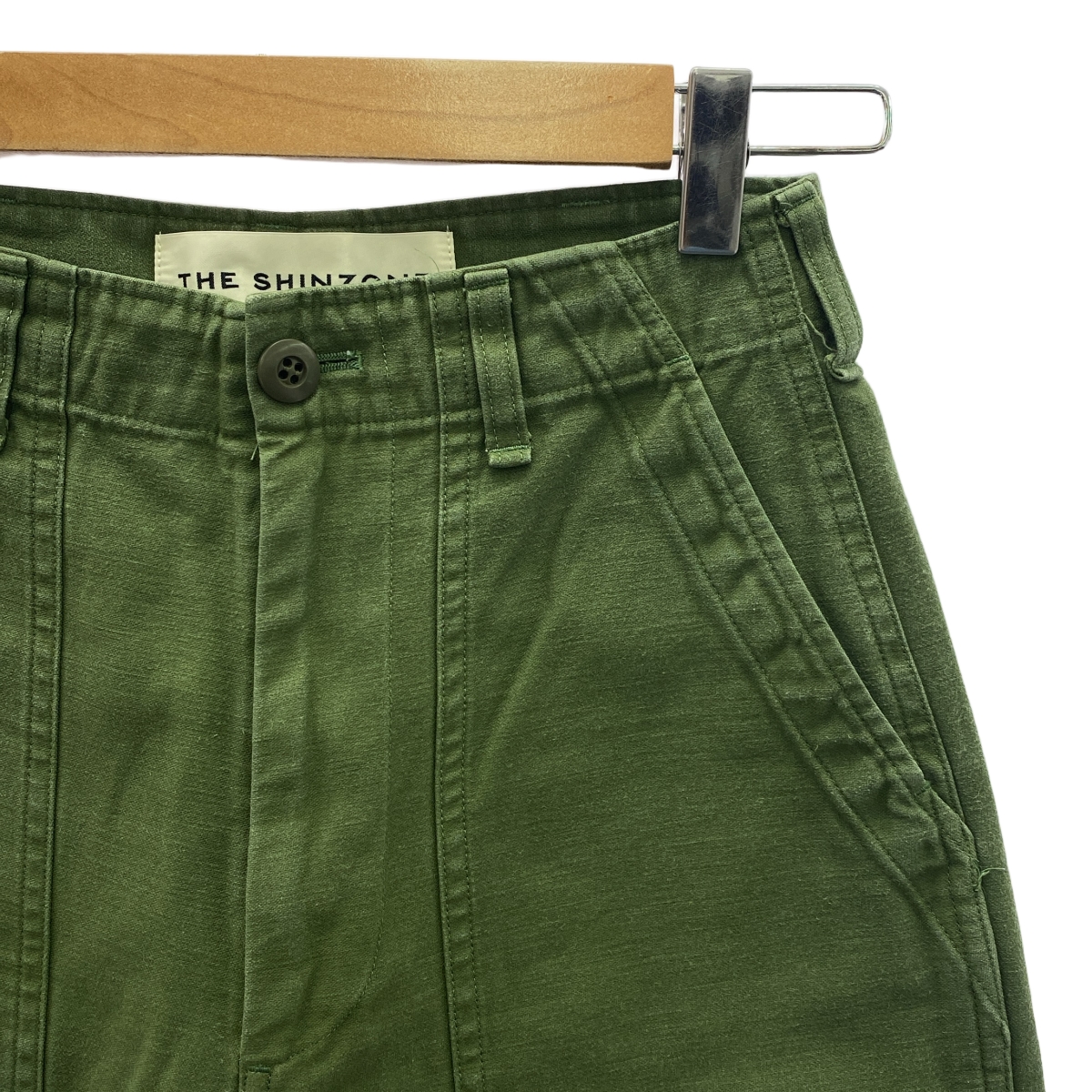 Shinzone / シンゾーン BAKER PANTS ベイカーパンツ コットン バックサテン