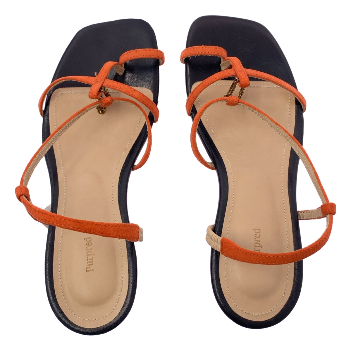 その他 レザー スクエアトゥ サンダル シューズ