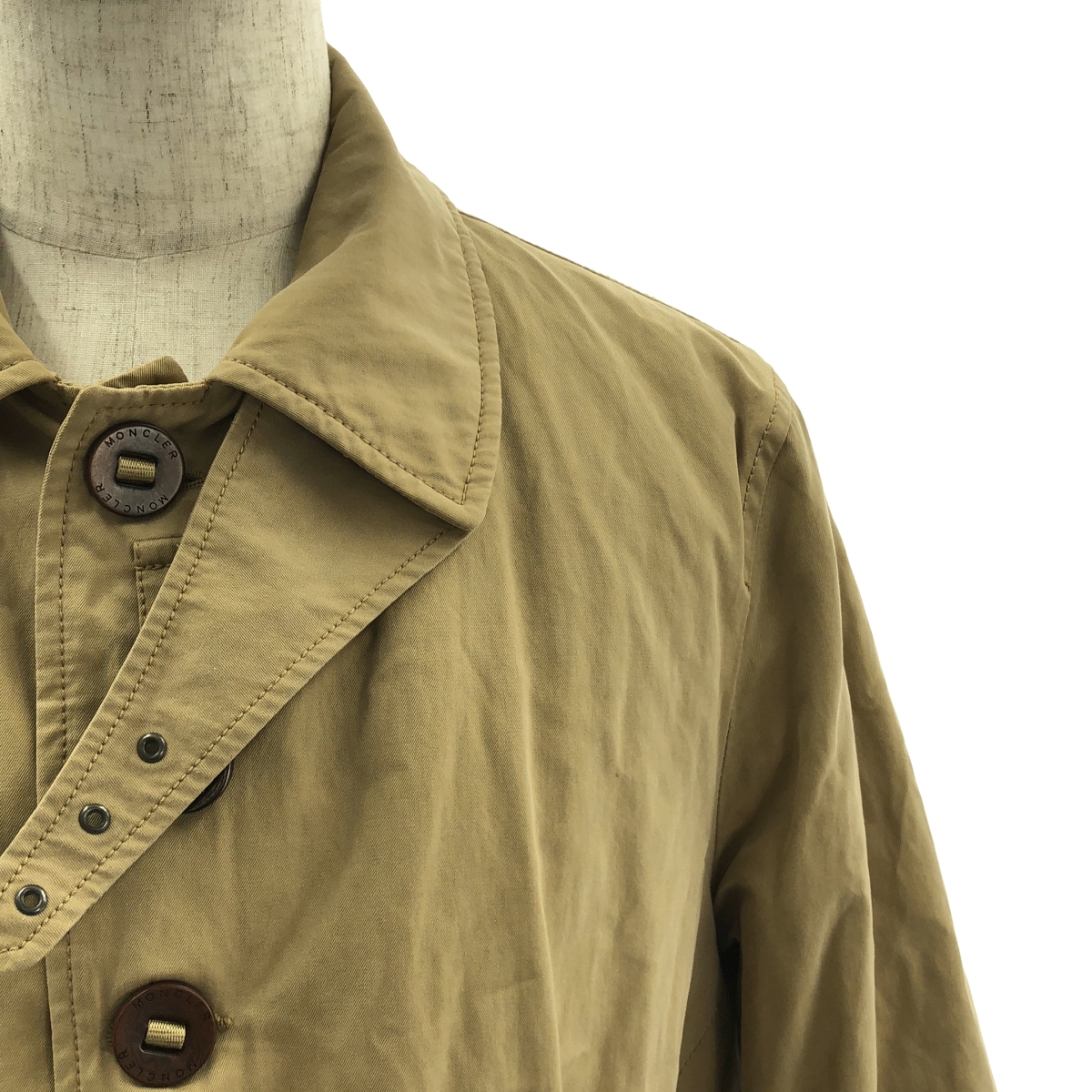 MONCLER / モンクレール ロゴボタン ベルテッド 中綿 オーバーコート