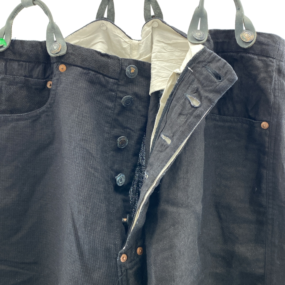 Paul Harnden / ポールハーデン suspender trousers / リネン ツイード サスペンダー トラウザーズ パンツ