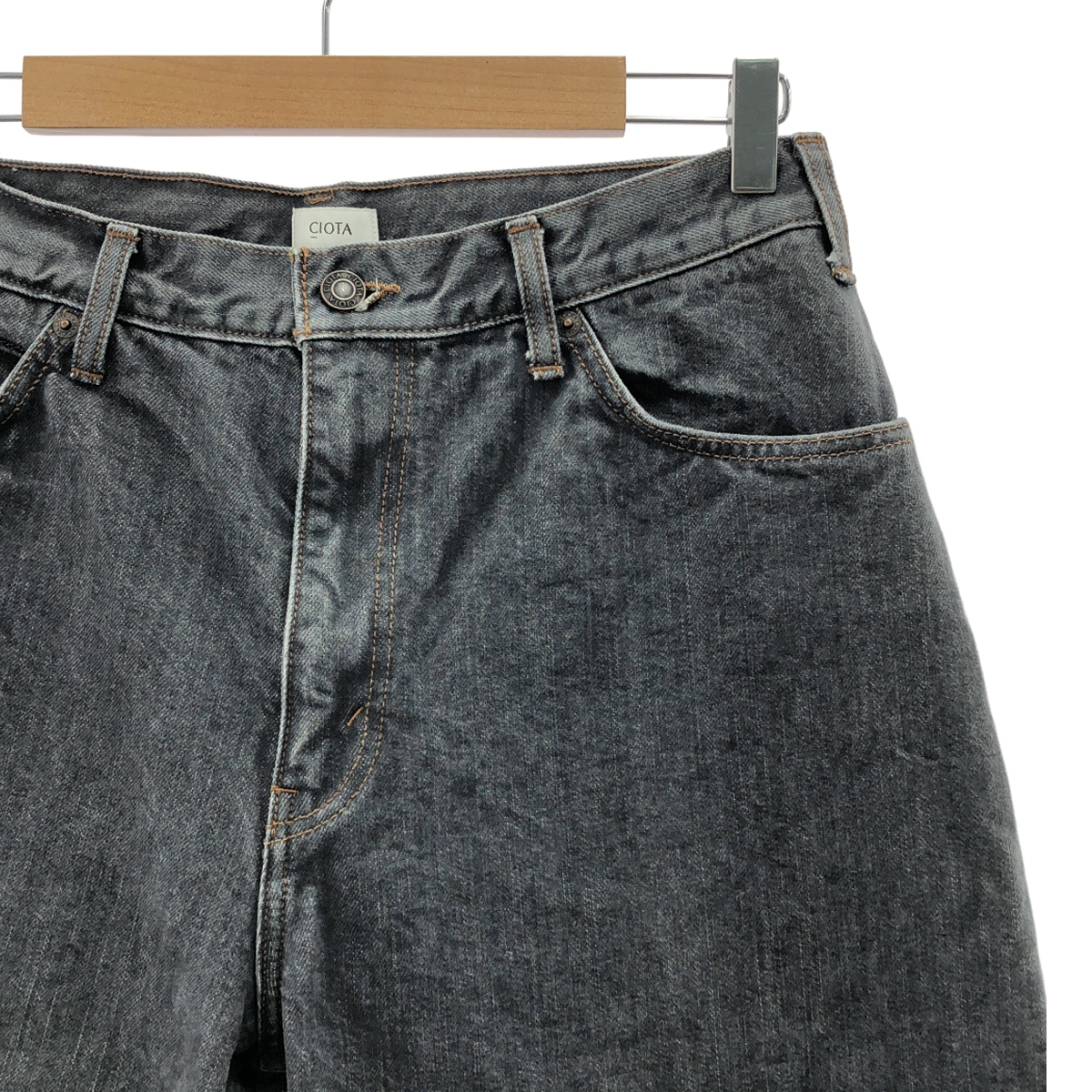 CIOTA / シオタ Wide Tapered 5 Pocket Pants ワイド テーパード デニムパンツ