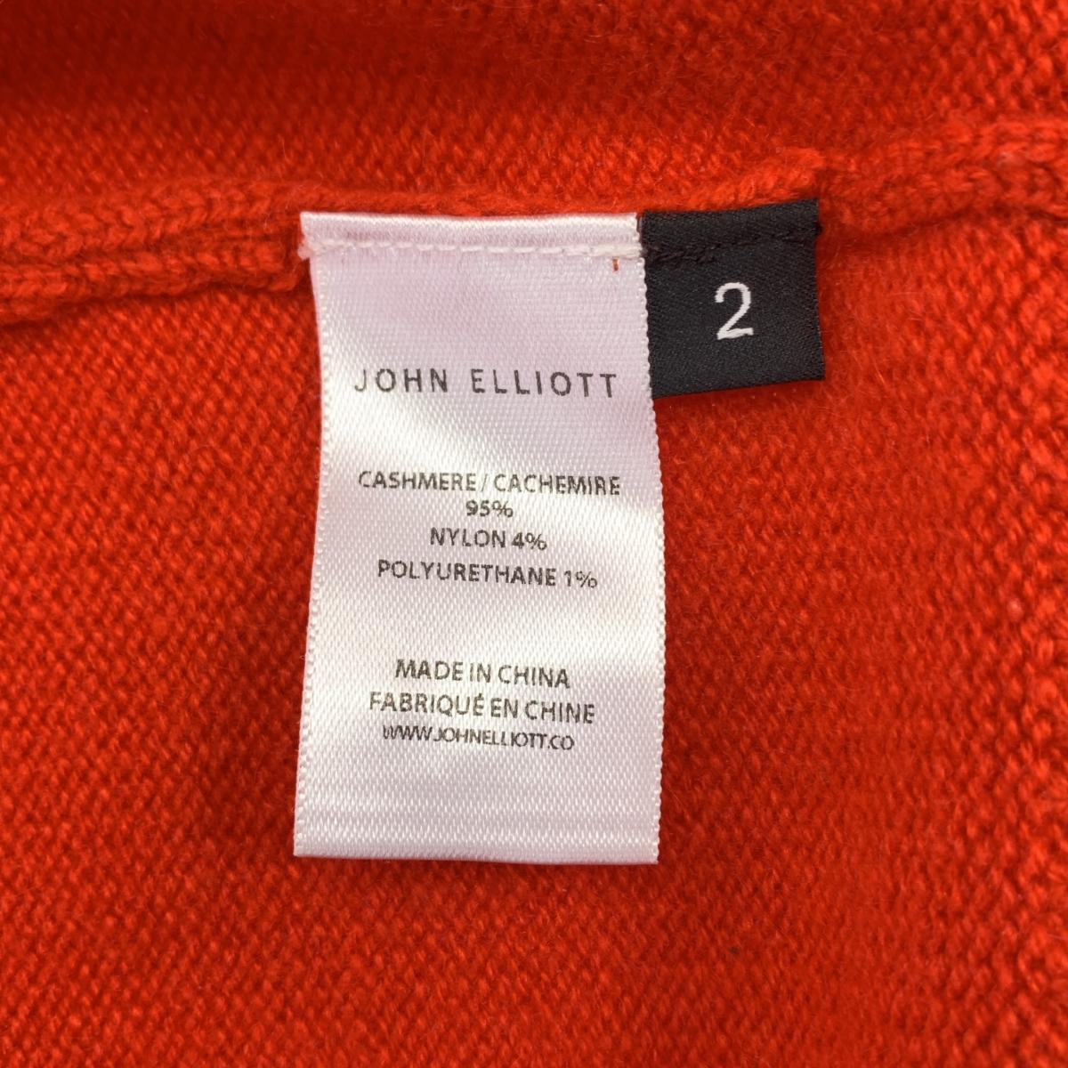 JOHN ELLIOTT / ジョンエリオット カシミヤ クルーネックニット