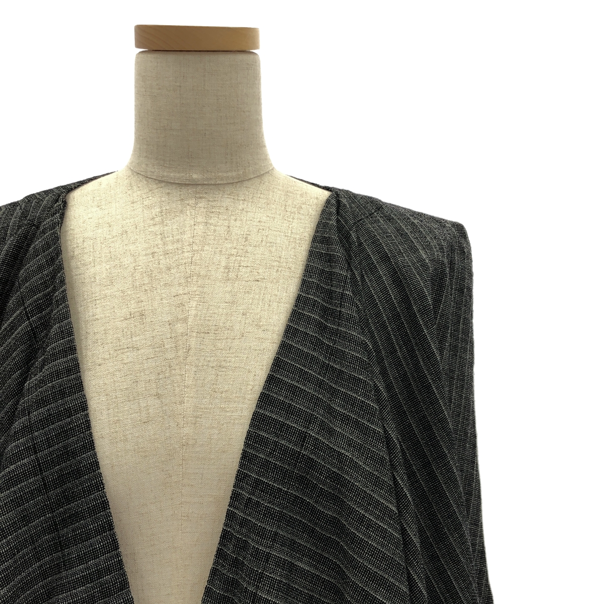 その他 変形 ボタンレス オーバー ジレ ベスト