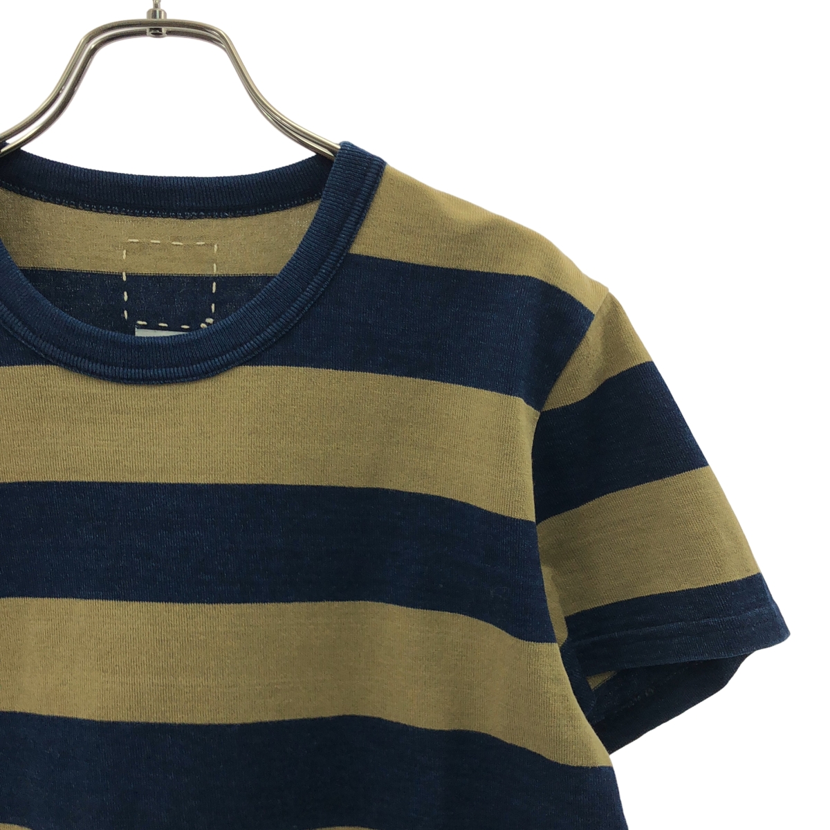 visvim / ビズビム コットン ボーダー クルーネックカットソー