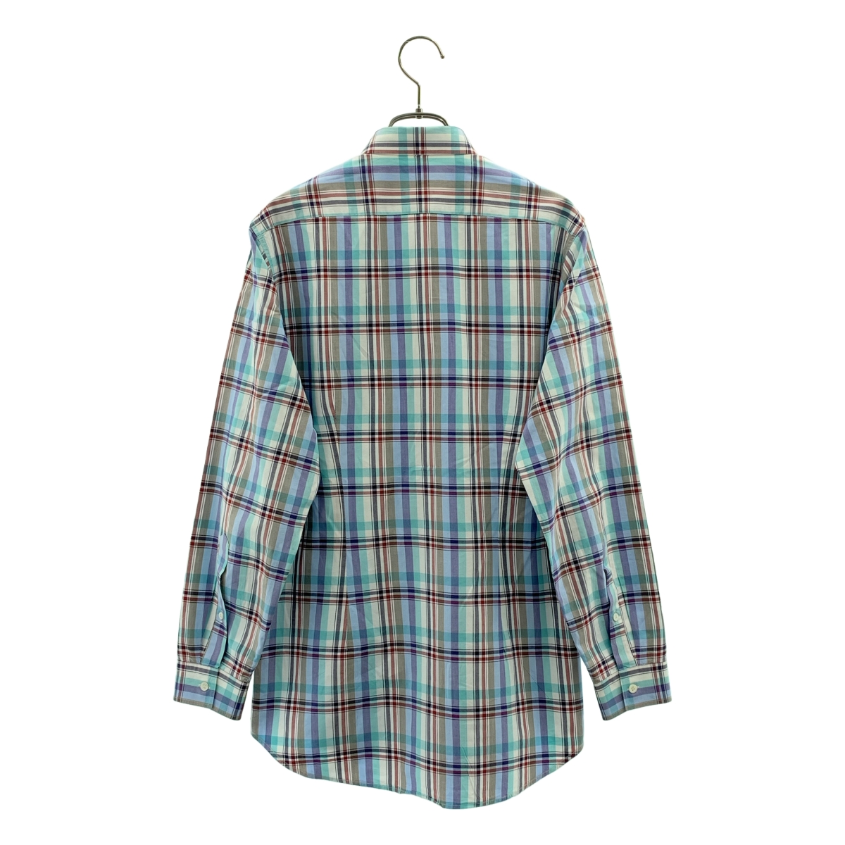 GUCCI / グッチ コットン GG 刺しゅう チェックシャツ