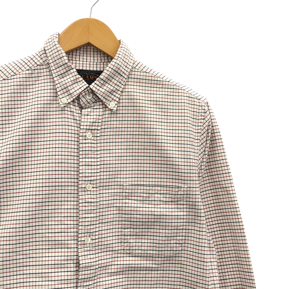 BEAMS PLUS / ビームスプラス タッタソールチェック ボタンダウン シャツ