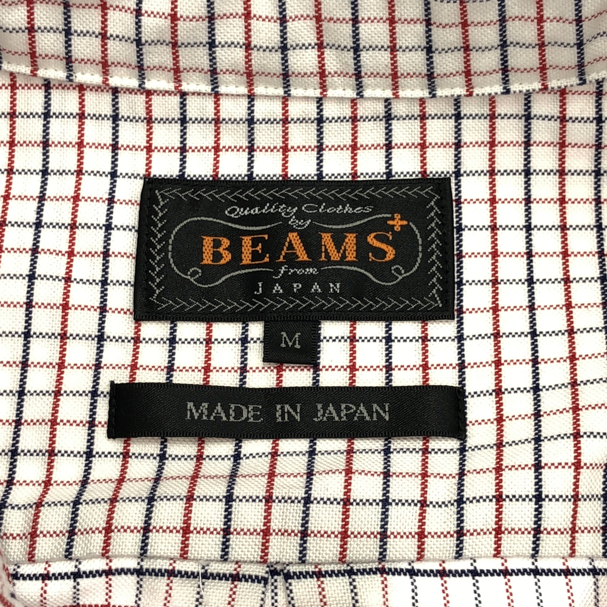 BEAMS PLUS / ビームスプラス タッタソールチェック ボタンダウン シャツ
