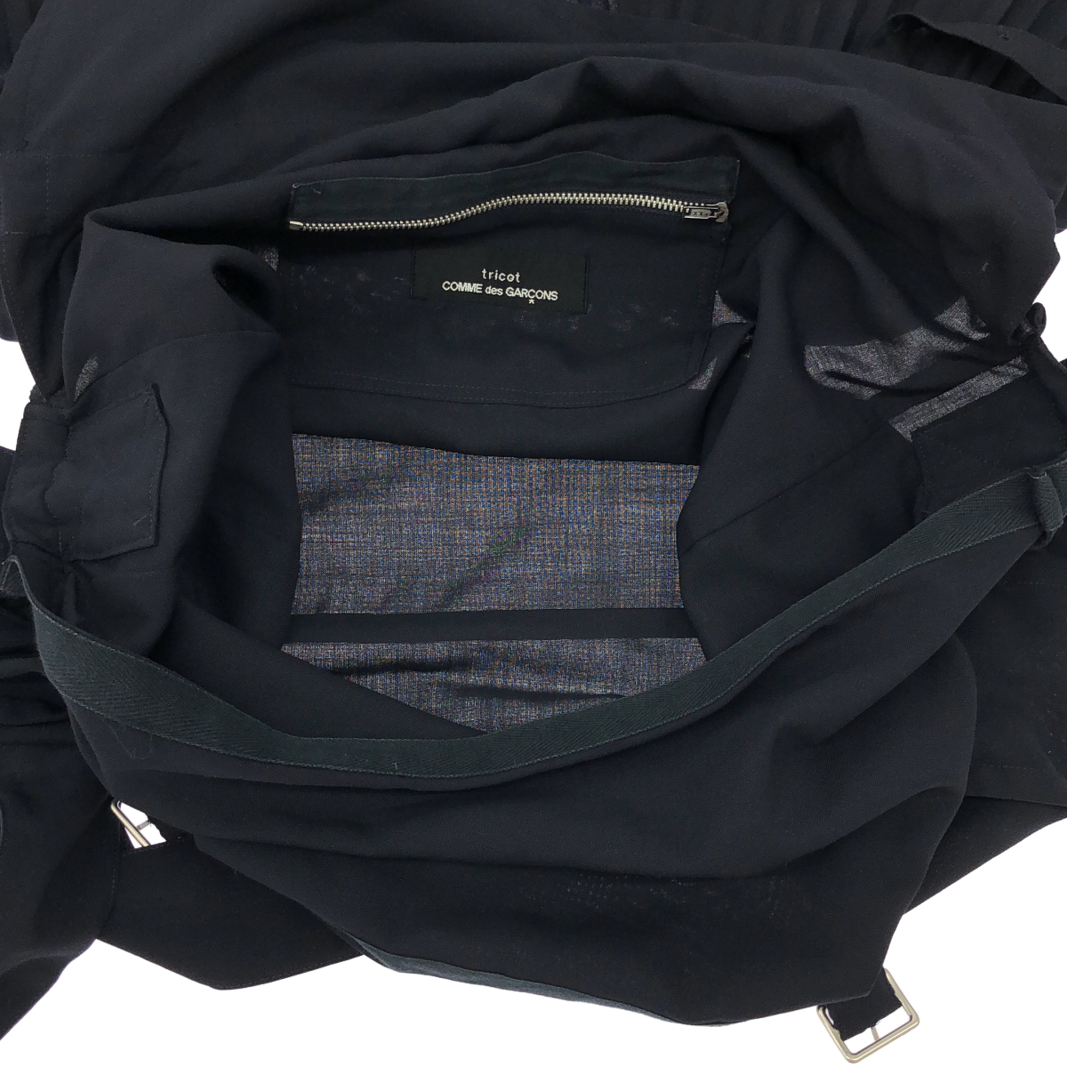 tricot COMME des GARCONS / トリココムデギャルソン プリーツフラップ ショルダーバッグ