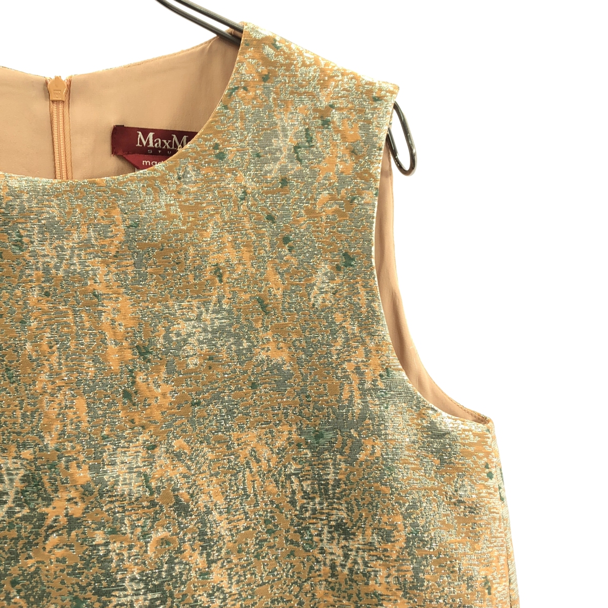 MAX MARA STUDIO / マックスマーラステュディオ ジャガード ノースリーブ ドレス ワンピース