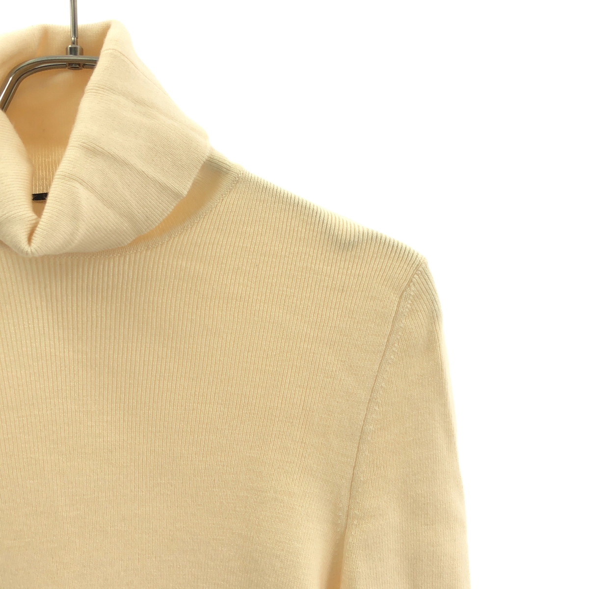 GUCCI / グッチ ファインウール GGロゴパッチ タートルネックニット