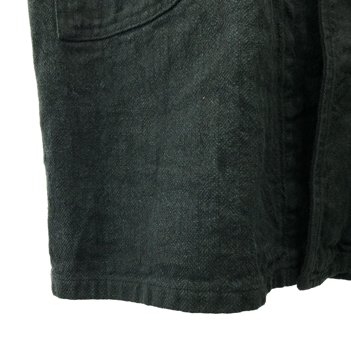 OUTIL / ウティ coat / MANTEAU VOLVIC / リネン シルク ヘリンボーン シングル チェスターコート