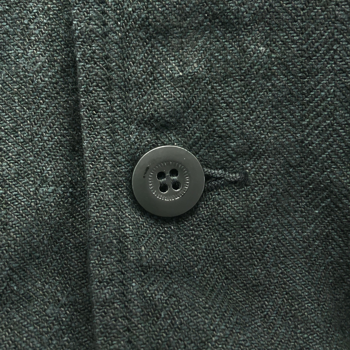 OUTIL / ウティ coat / MANTEAU VOLVIC / リネン シルク ヘリンボーン シングル チェスターコート