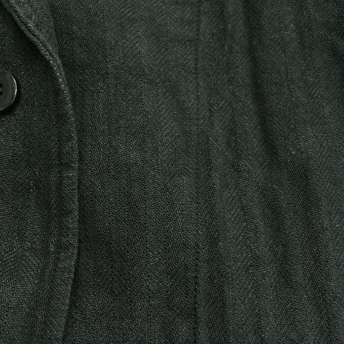 OUTIL / ウティ coat / MANTEAU VOLVIC / リネン シルク ヘリンボーン シングル チェスターコート