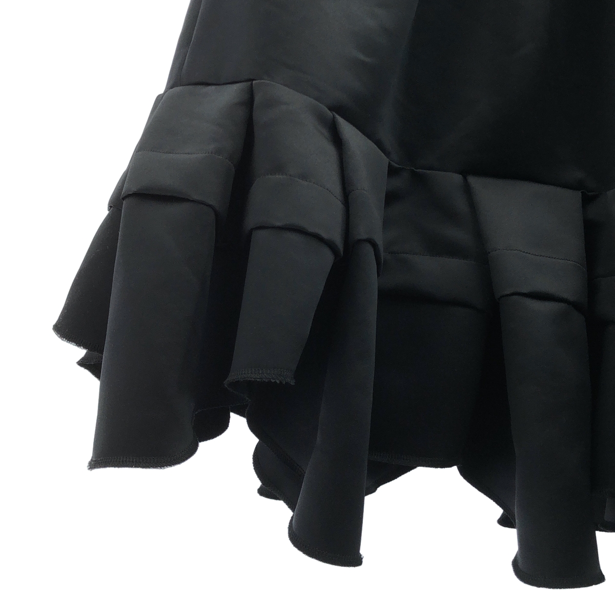 COMME des GARCONS COMME des GARCONS / コムコム ポリエステル サテン フリル フレア スカート