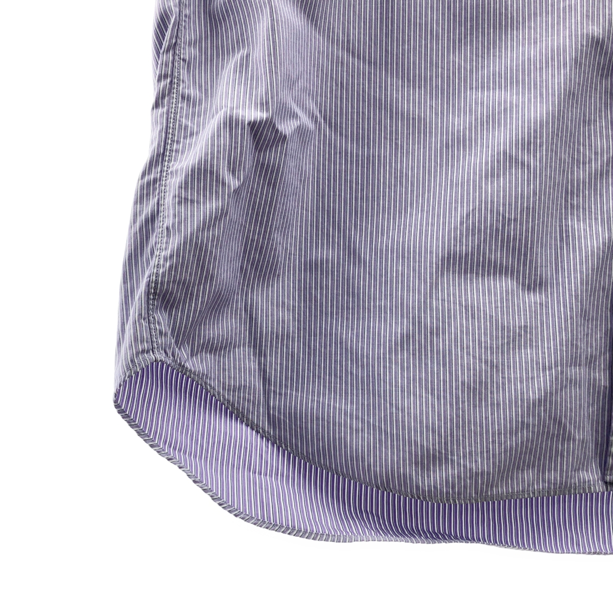 AURALEE / オーラリー WASHED FINX TWILL STRIPE SLEEVELESS SHIRTS ストライプ ノースリーブ シャツ