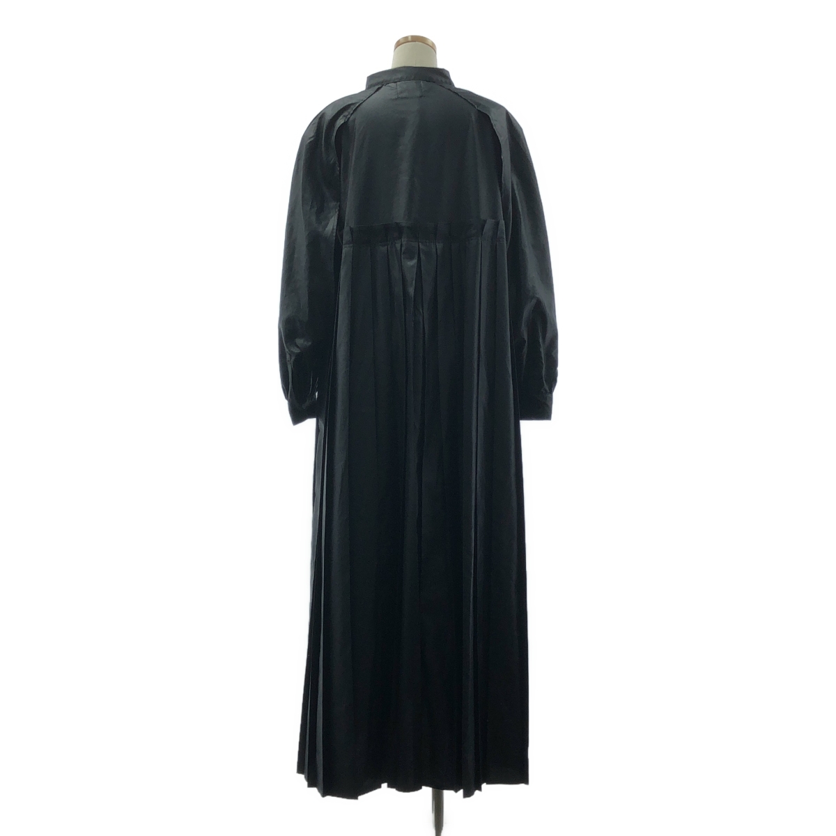 その他 CEREMONY DRESS / プリーツ ロング シャツワンピース