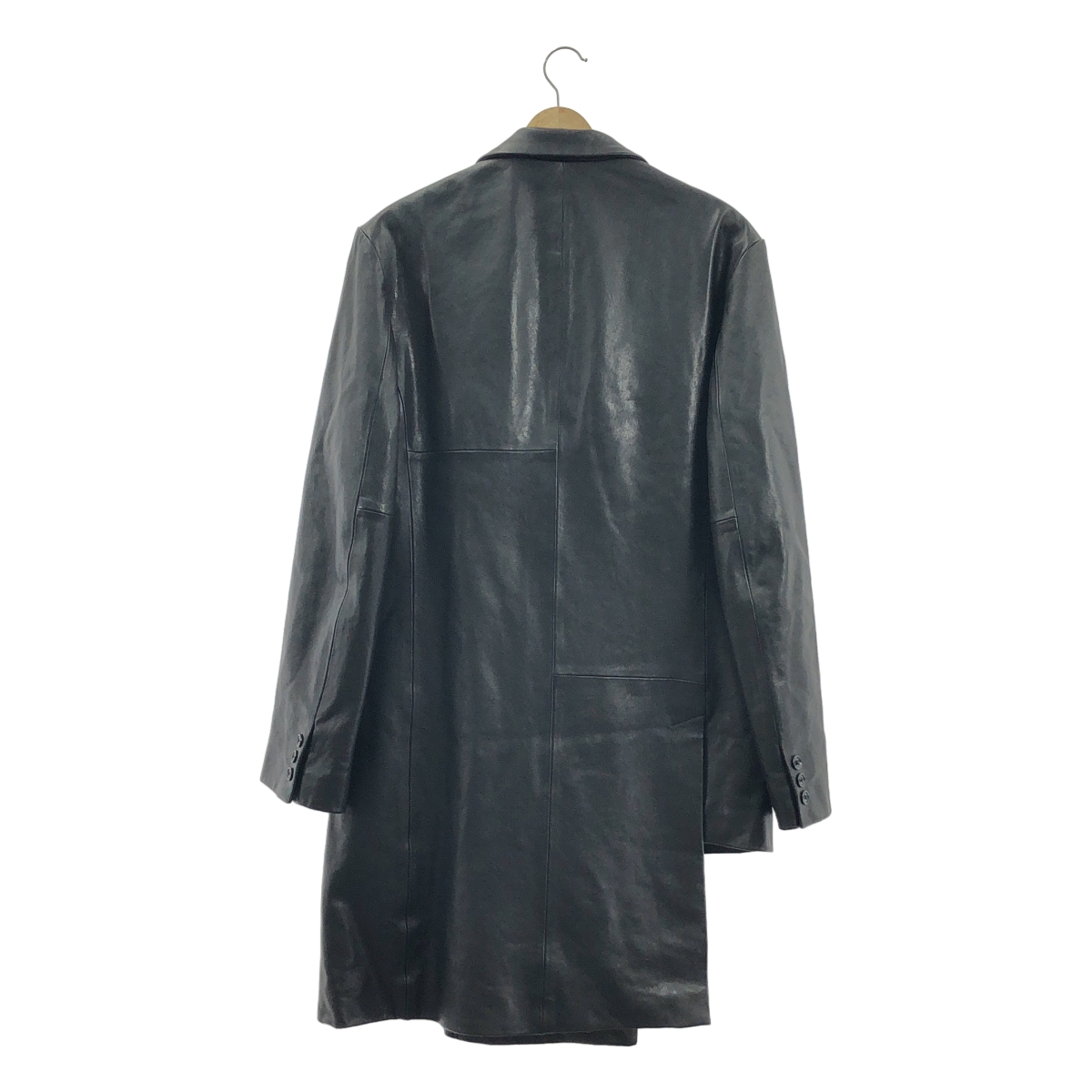 Ground Y / グラウンドワイ ラムレザー アシンメトリージャケット