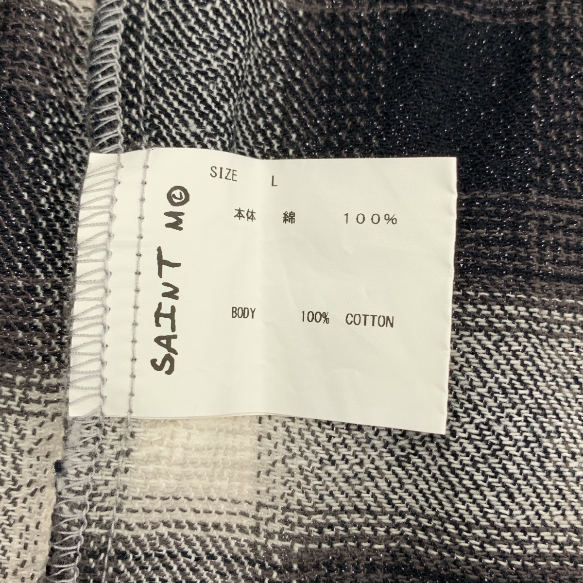 SAINT MICHAEL  Mxxxxxx / セントマイケル FRANNEL SHIRT / CHECK / ダメージ加工 フランネル シャツ