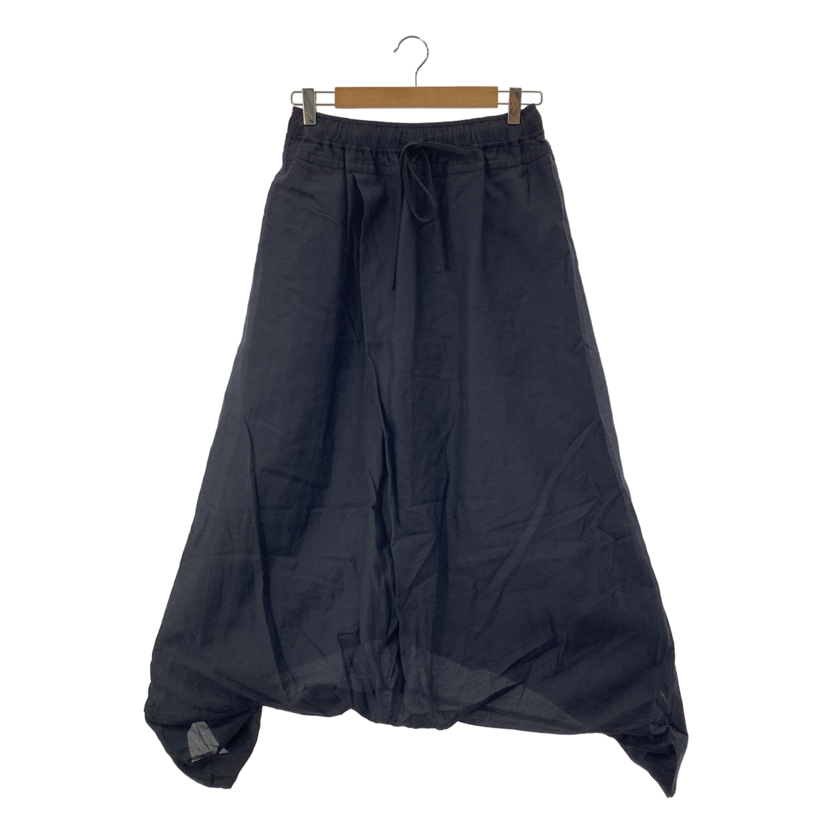 JULIUS / ユリウス COTTON/NYLON TWILL / ツイステッド ドローストリング ワイド ボリューム イージー パンツ