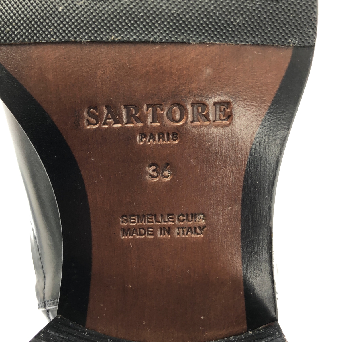 SARTORE / サルトル ベルト レザー ロングブーツ