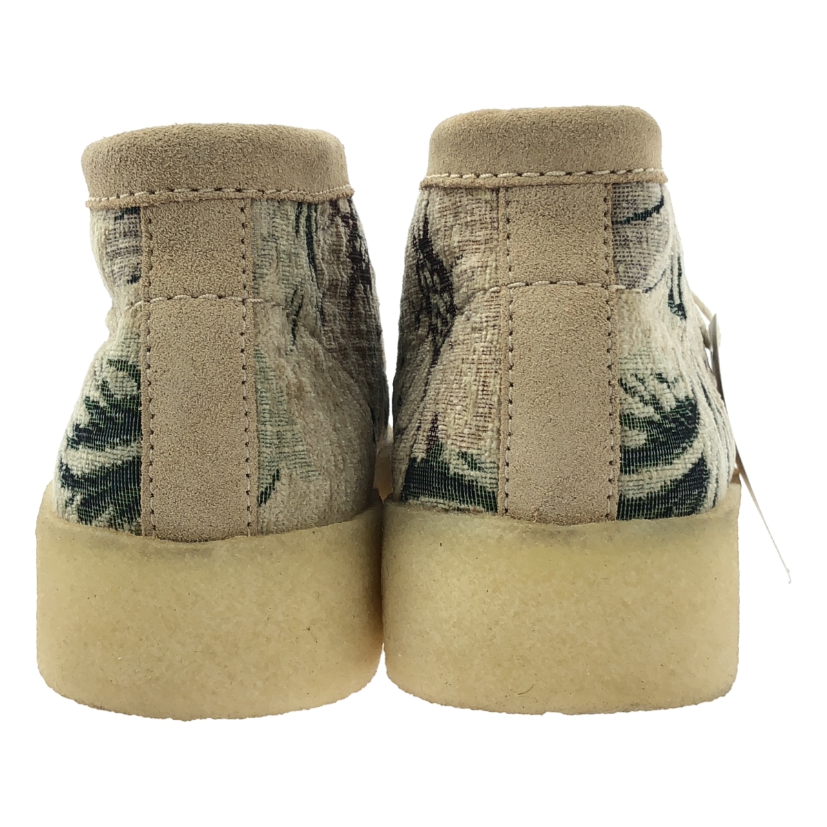clarks / クラークス Wallabee / ワラビー レザー切替 フローラル ブーツ