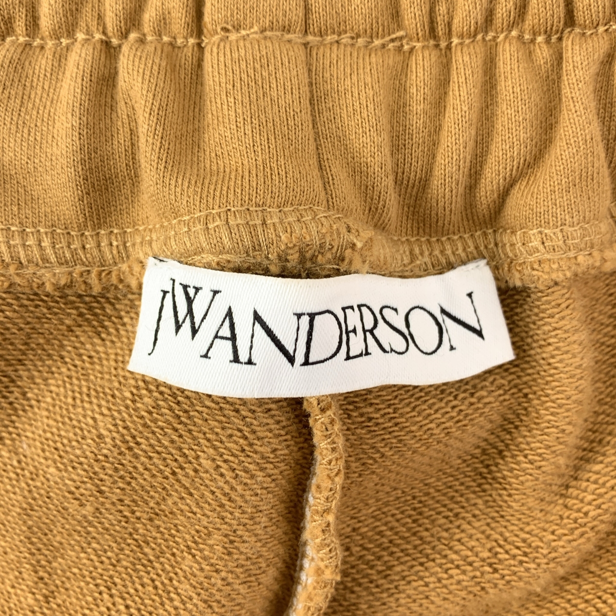 JW Anderson / ジェイダブルアンダーソン コットン バックステッチロゴ サイドロープ スウェットパンツ