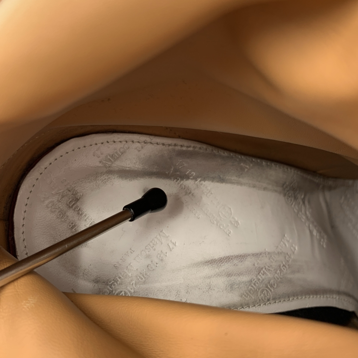 Maison Margiela / メゾンマルジェラ TABI ANKLE BOOTS レザー 足袋 アンクル ブーツ