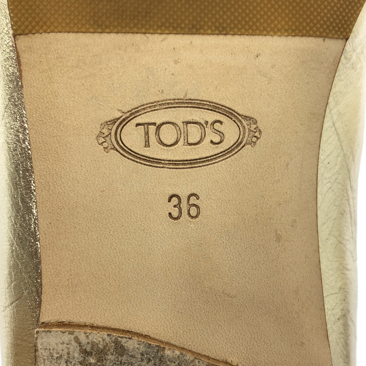 TOD'S / トッズ ダブルT フラット モカシン シューズ