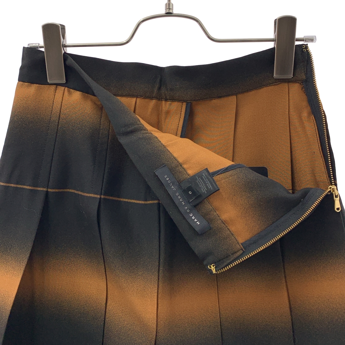 その他 コットン シルク バックジップ スカート