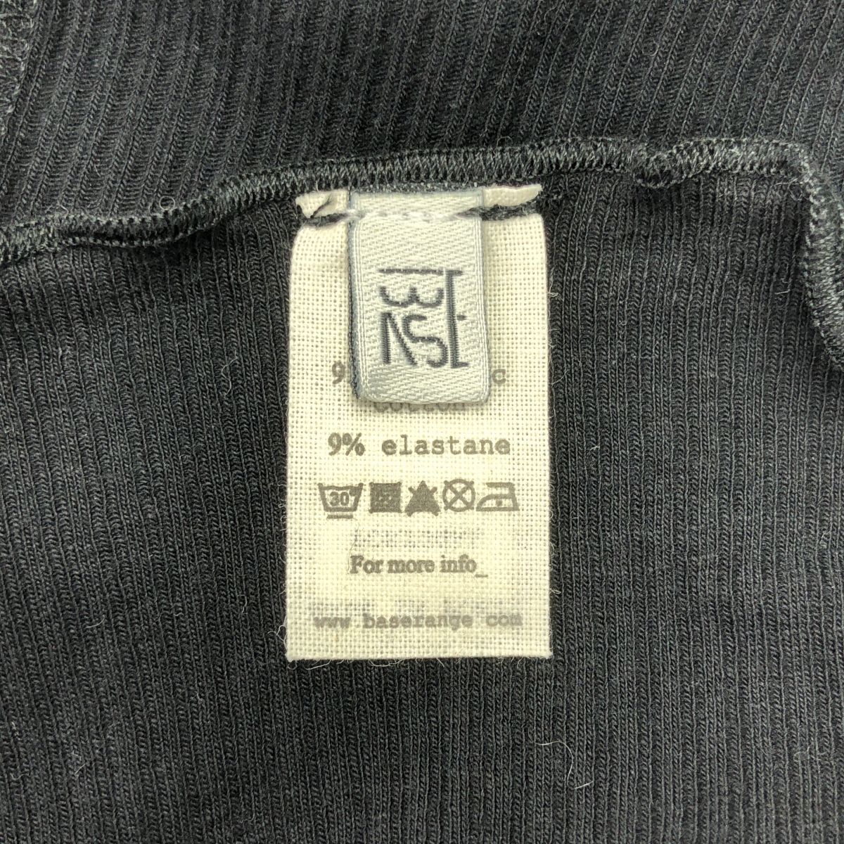 BASErange / ベースレンジ OMATO LONG SLEEVE リブ カットソー