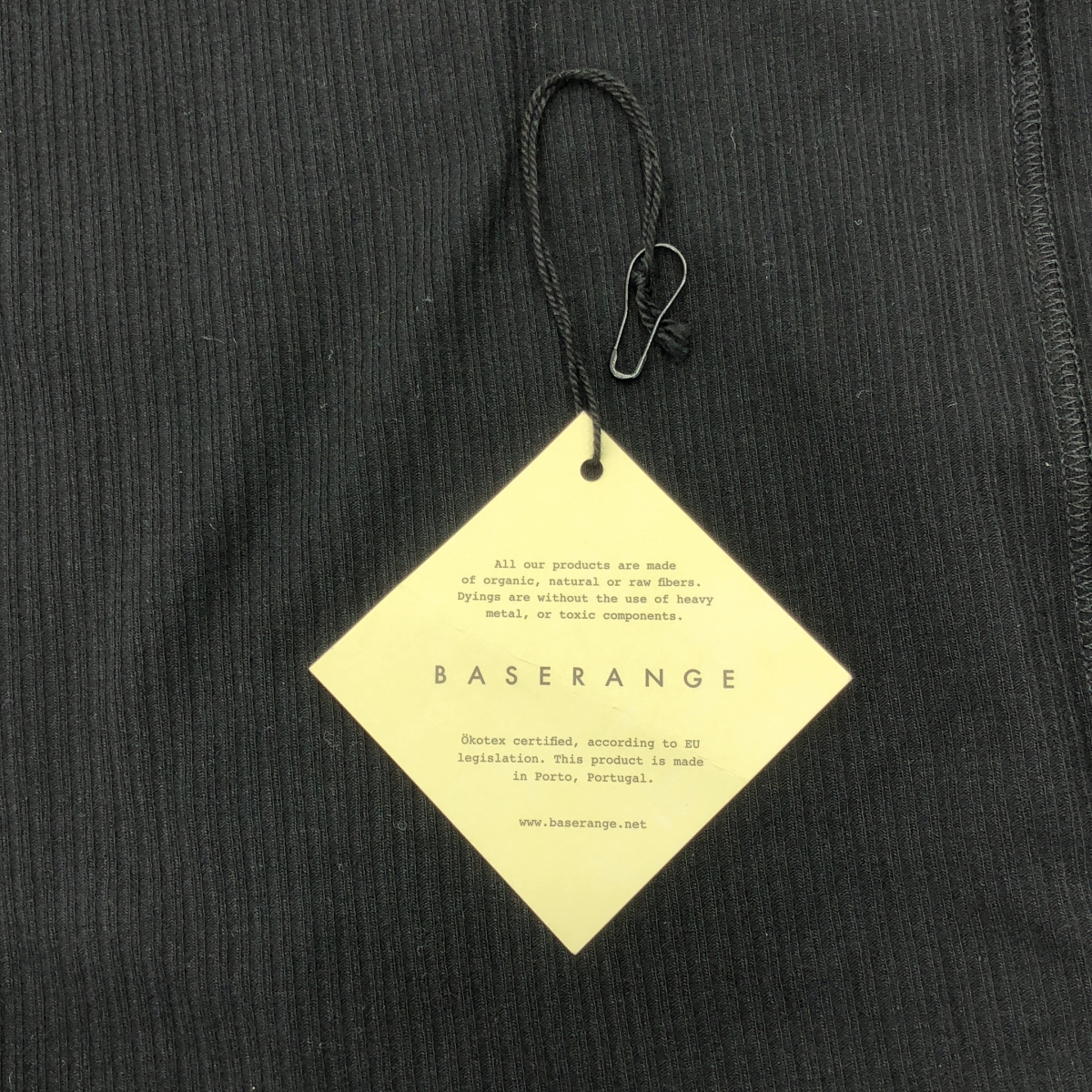 BASErange / ベースレンジ OMATO LONG SLEEVE リブ カットソー