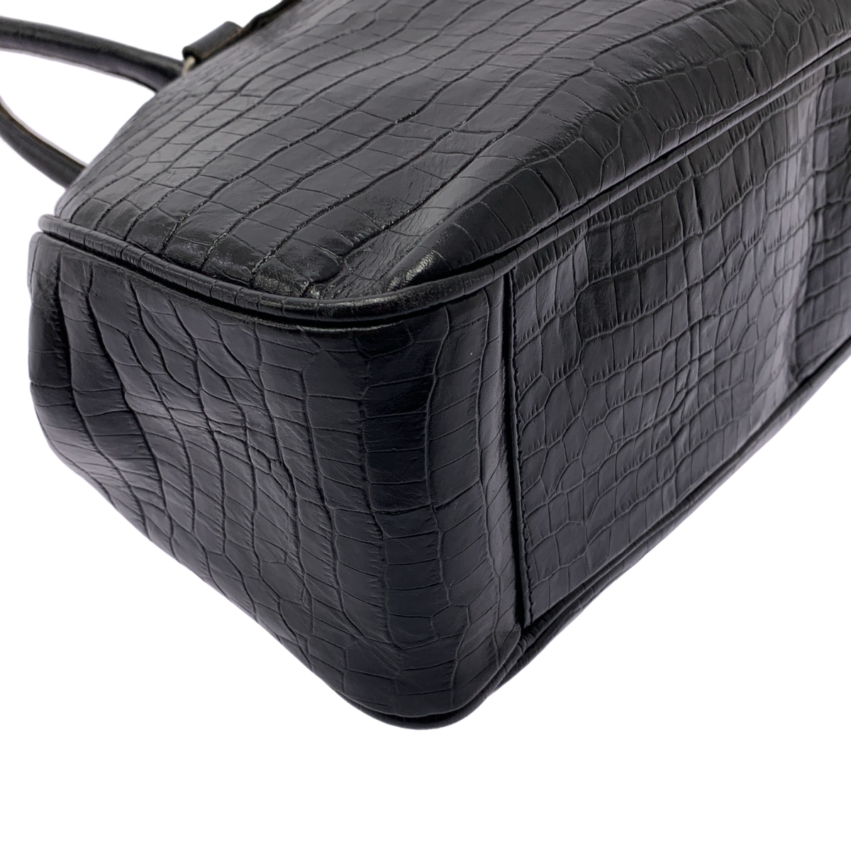 JUNYA WATANABE COMME des GARCONS / ジュンヤワタナベ クロコ型押し レザー トートバッグ