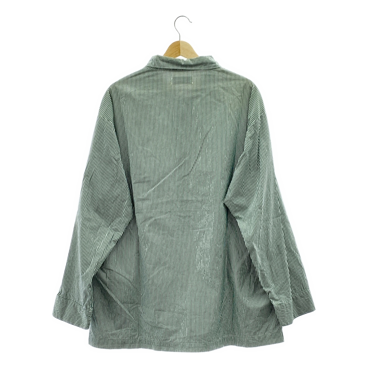 marka / マーカ コットン ストライプ スキッパーシャツ