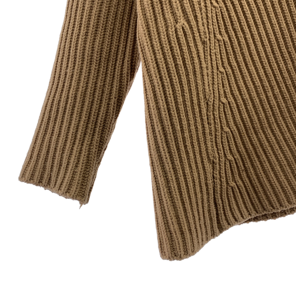 JIL SANDER / ジルサンダー ウール カシミヤ アシンメトリー リブニット