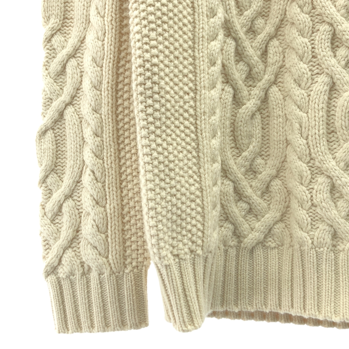 BLAMINK / ブラミンク cashmere 100% / カシミヤ ケーブル ニット セーター