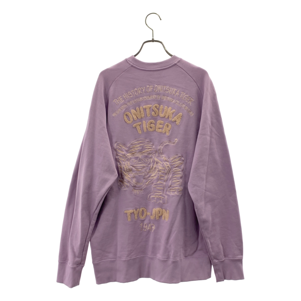 Onitsuka Tiger / オニツカタイガー コットン バック エンブロイダリー トレーナー