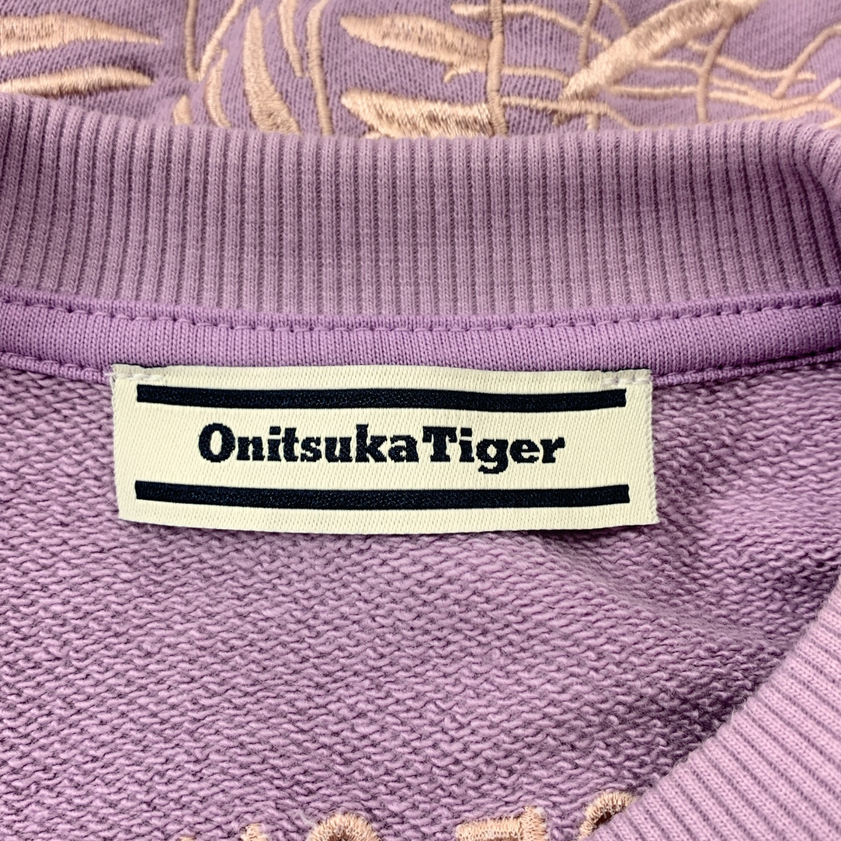 Onitsuka Tiger / オニツカタイガー コットン バック エンブロイダリー トレーナー