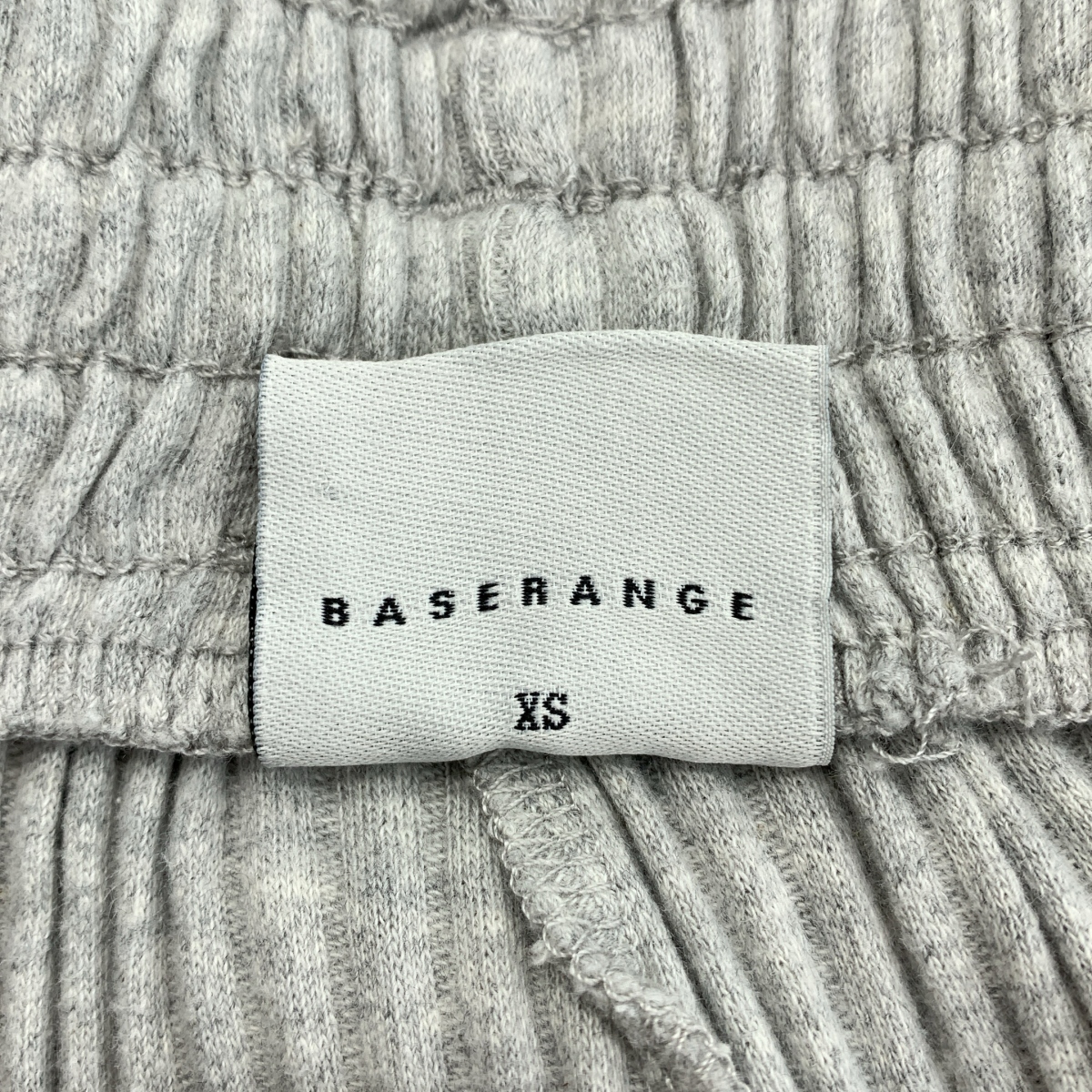 BASErange / ベースレンジ オーガニックコットン リブ スウェット パンツ