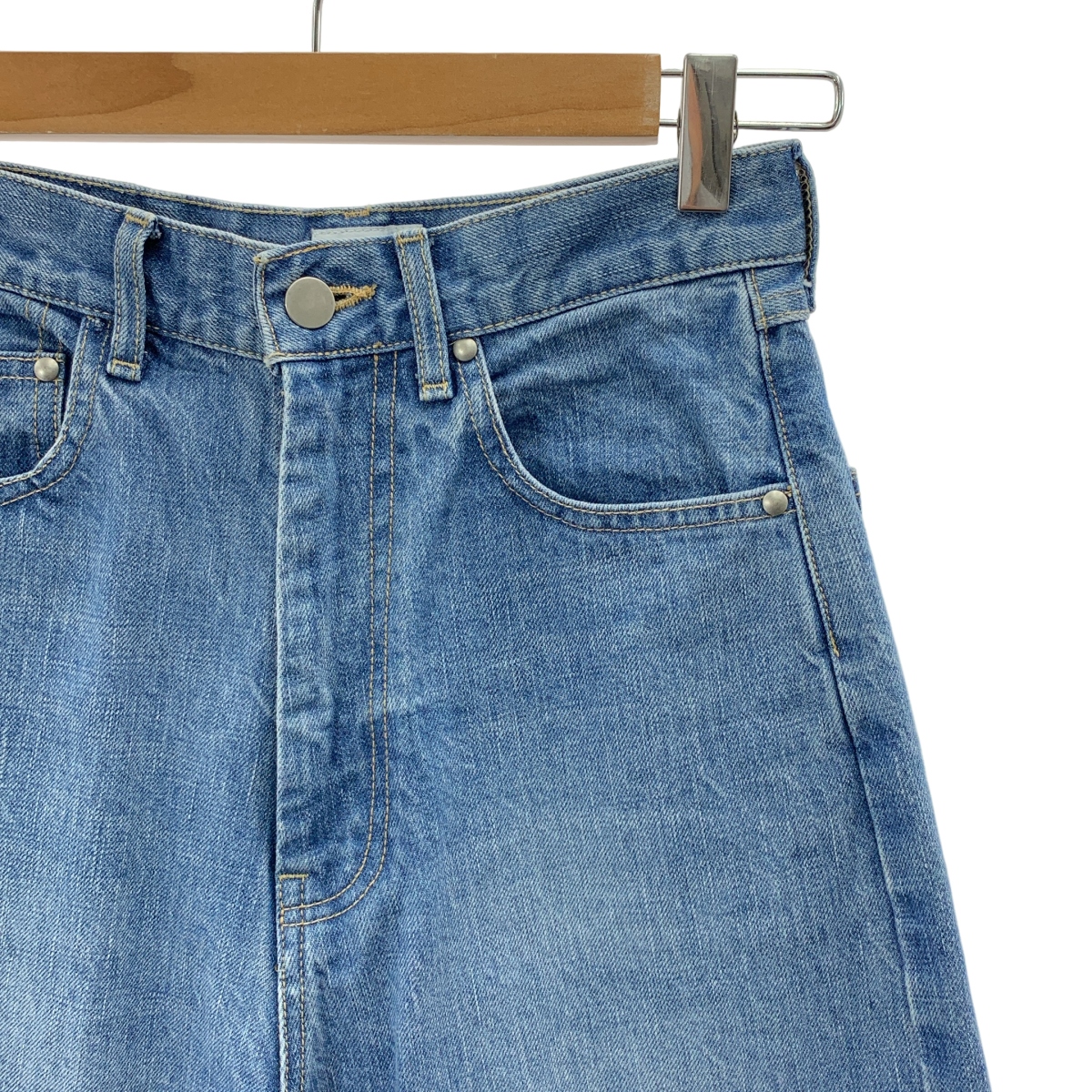 yori / ヨリ Janeワイド デニム パンツ