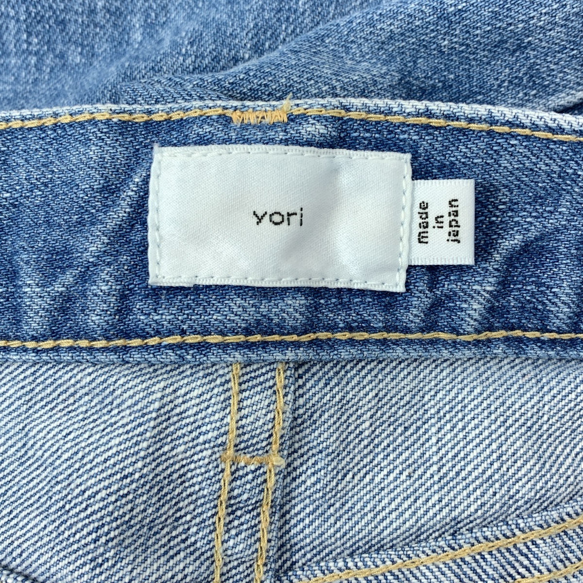 yori / ヨリ Janeワイド デニム パンツ