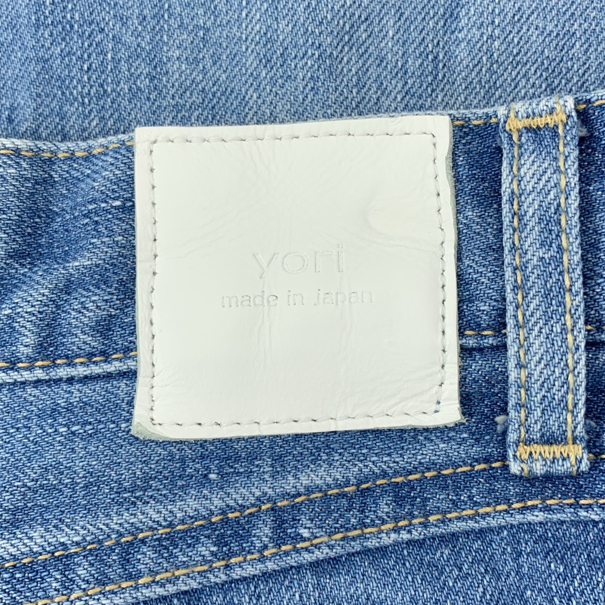 yori / ヨリ Janeワイド デニム パンツ